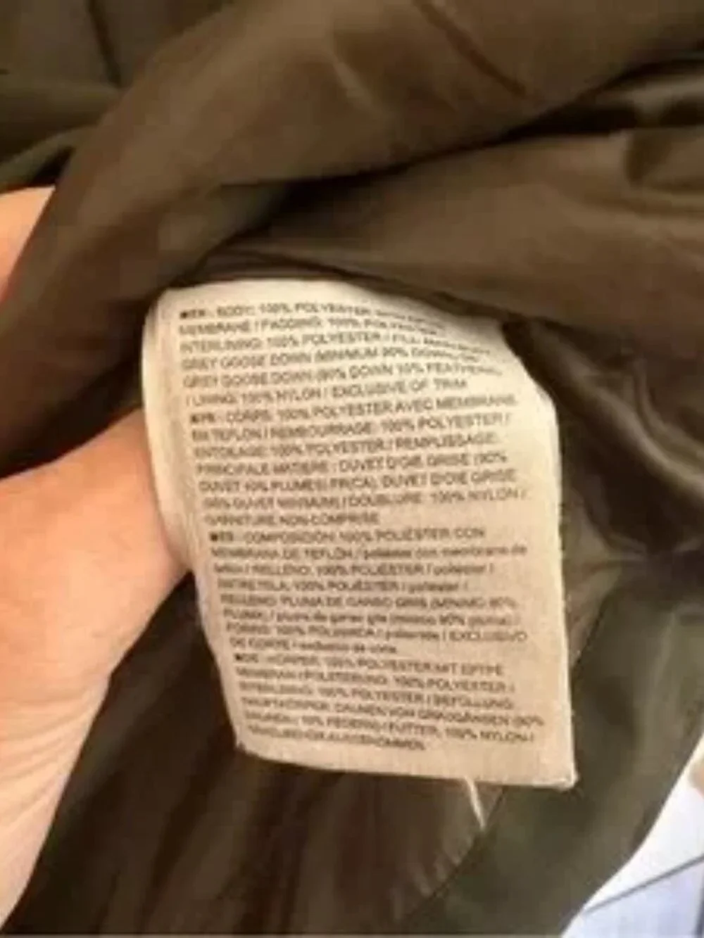 ARCTERYX Patera Parka down jacket | Dark Muted Olive Green | Medium - Picture 8 of 9